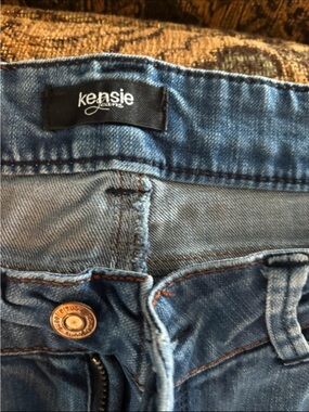 Kensie Women's Blue High-Rise Jeans